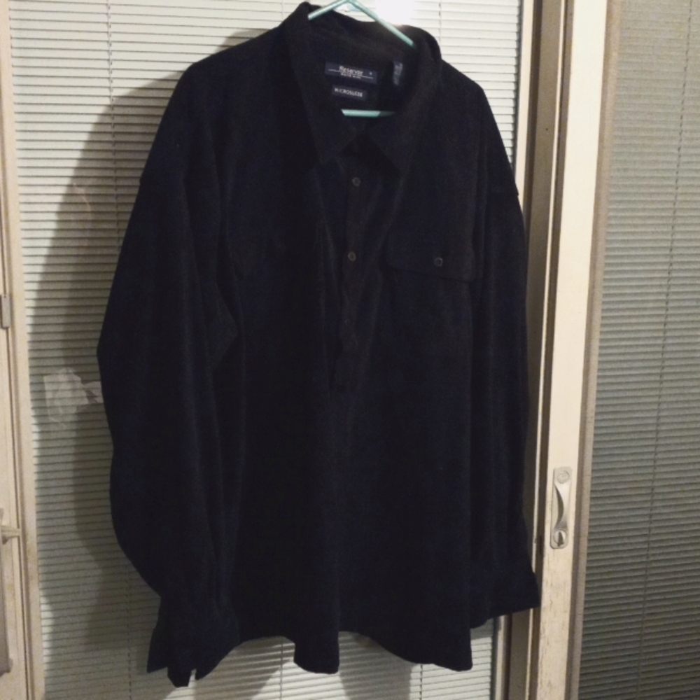 Reservoir Worldwide Microsuede size 5x long sleeve shirt